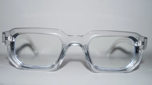 GRANDJOUER® Shiro Shades – Clear Frame Anti Blue Lens