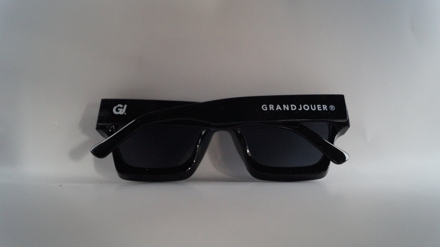 GRANDJOUER® Akura Shades – Black Frame Black Lens