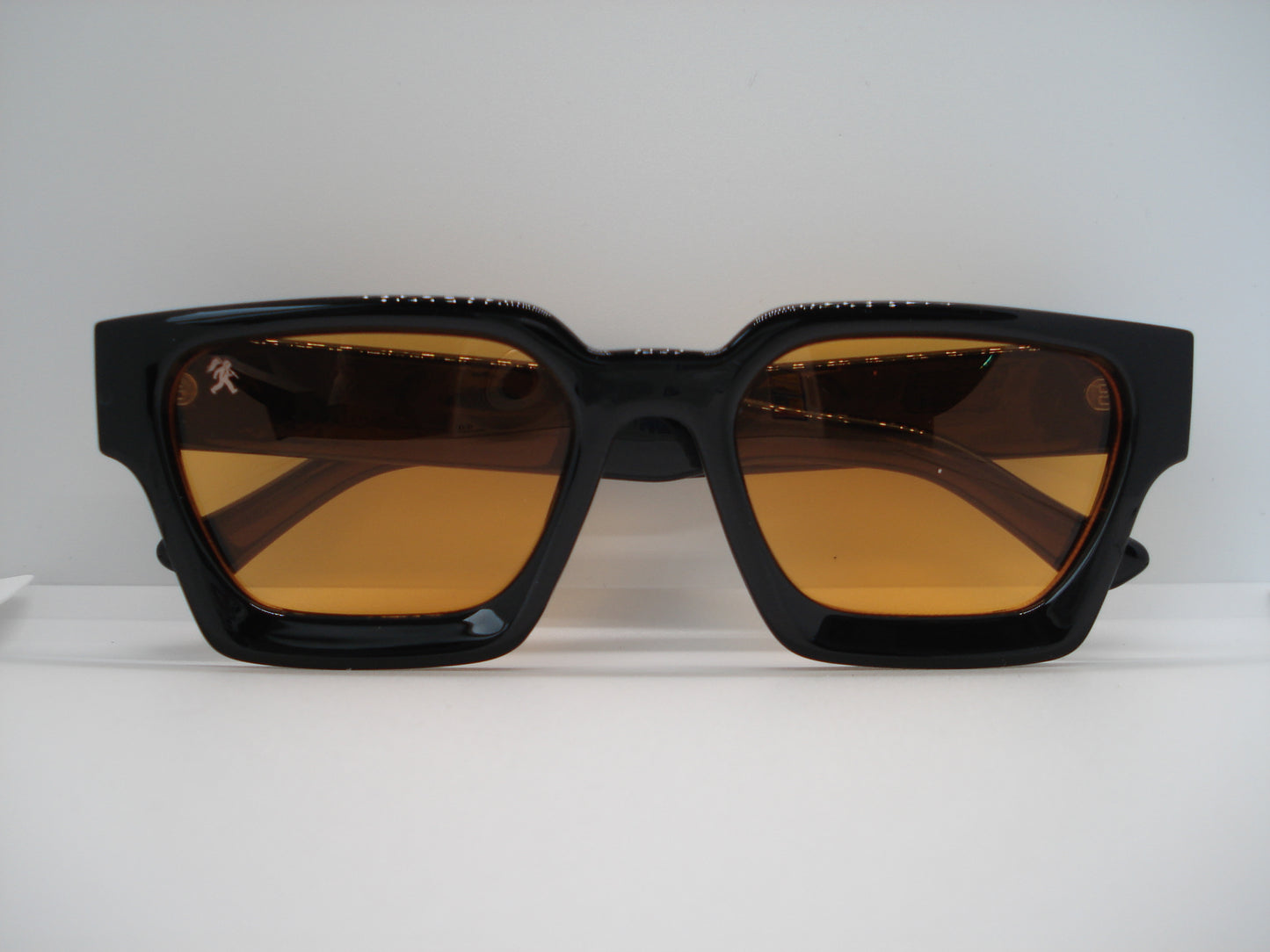 GRANDJOUER® Akura Shades – Black Frame Orange Lens