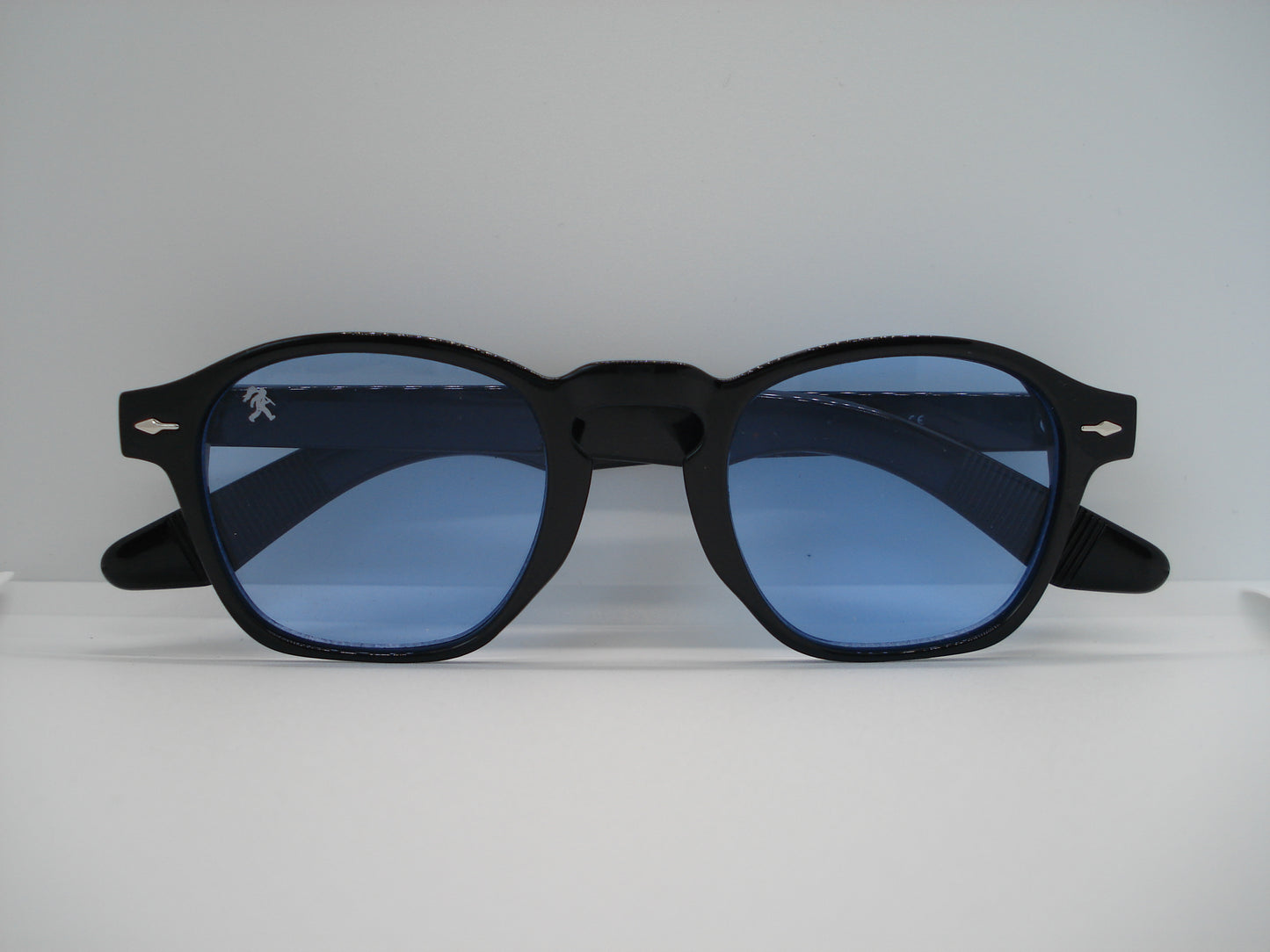 GRANDJOUER® Raizen Shades – Black Frame Blue Lens