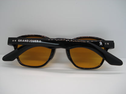 GRANDJOUER® Raizen Shades – Black Frame Orange Lens
