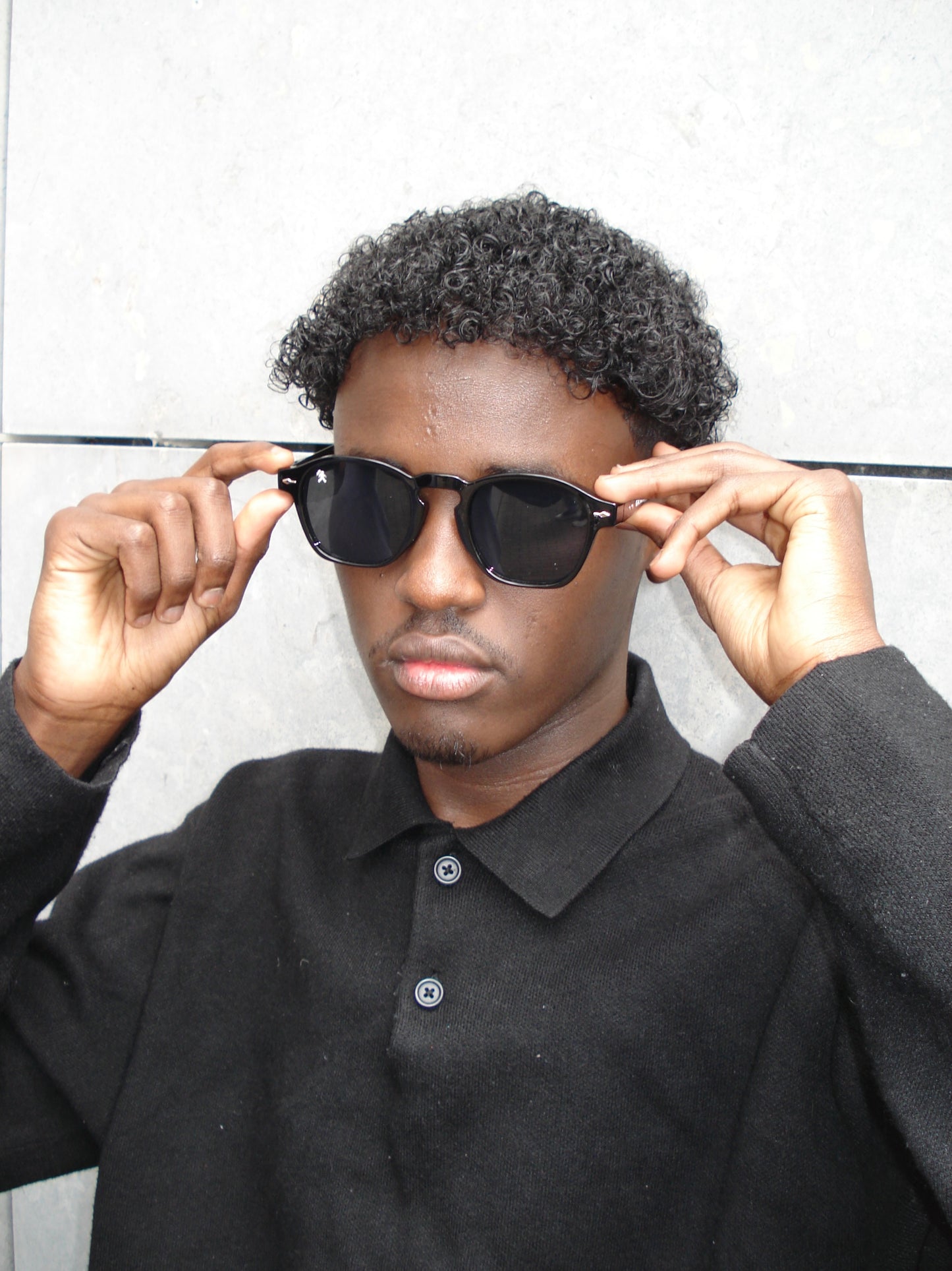 GRANDJOUER® Raizen Shades – Black Frame Black Lens