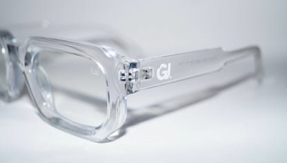 GRANDJOUER® Shiro Shades – Clear Frame Anti Blue Lens